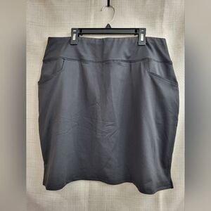 Coo Run Women’s‎ Black Active Skort Skirt W/ Built In Shorts Pockets Size XL NWT